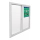 thumbnail image 2 of Ventana Termopanel Pvc Corredera Blanca 100x100cm Dvp, 2 of 5