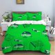 thumbnail image 1 of Stylish F-FER XXO Green Graffiti Design 3pcs bedding Perfect for Year-Round Use Available in Single, 1 of 1
