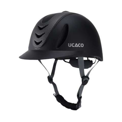 Magideal - Casco De Montar Para Hombres Y Mujeres, Equipo De Montar Ligero, Ajustable, Casco De Bicicleta Simple, Sombrero De Montar, Casco De Montar , Flor De Flor De Carbono Negro