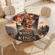 thumbnail image 4 of Mantel Redondo Ajustado Desmarcar El Rey De Reyes 120 cm, 4 of 6