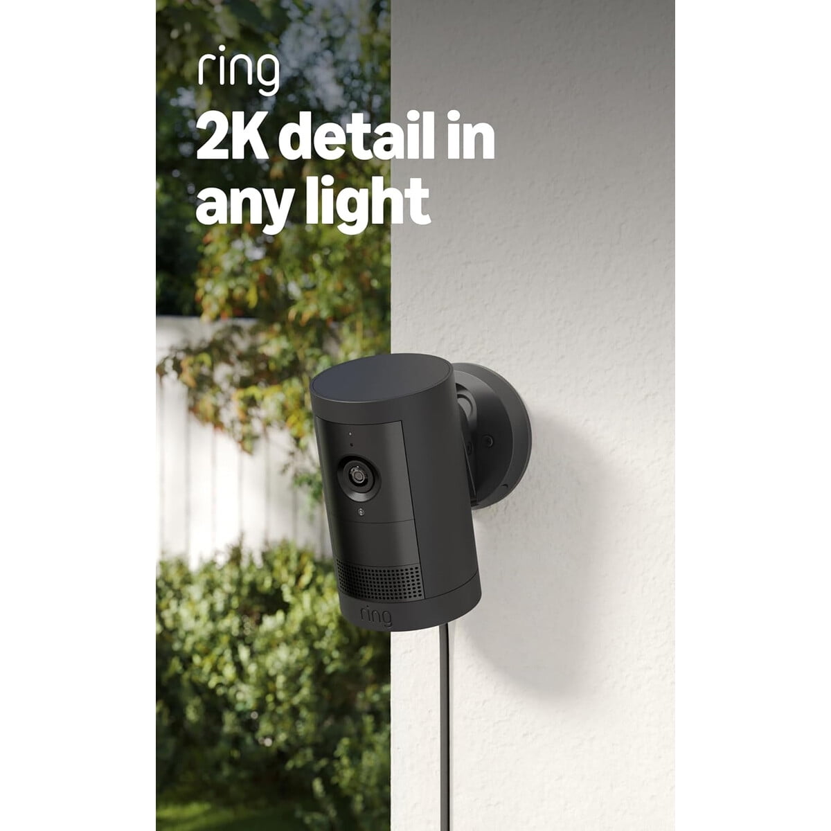 Cámara Seguridad Ring Outdoor Cam Plus 2k Plugin Alexa