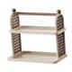thumbnail image 3 of Soporte Para Taza De Café, Regalo, Organizador De Barra De Café Para Restaurante, Gabinete, Fiesta De Té, Crema, Blanco, 2 Capas, 3 of 5