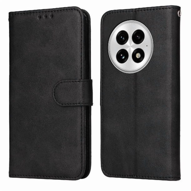Funda Billetera para OnePlus 13 con Porta Tarjetas y Soporte Ajustable Negro