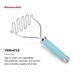 thumbnail image 3 of Masher KitchenAid Gourmet, acero inoxidable, 26 cm, color aguamarina, 3 of 6