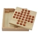 thumbnail image 1 of Juego de mesa de solitario con clavija de madera, decoración para sala de estar con 33 clavijas de bolas de cristal, juego familiar educativo clásico, 1 of 5
