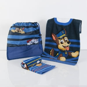 Paw Patrol Niño - Set Toa Bts 30X50+Toa Visita+Bolso Pwp Amigos