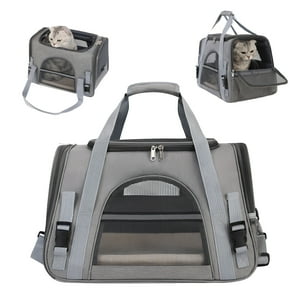 Koba - Bolso Transportador Mascota Gato Michi Portatil Con Alfombra