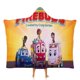 thumbnail image 1 of Firebuds Manta Capa con Capucha Anti-Bolitas, Manta de Lana Ártica Suave, Manta Portátil de Felpa Ligera y Lujosa, Poncho para Siesta en Casa y Oficina, 100*130cm, 1 of 6