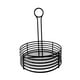 thumbnail image 3 of Estante De Almacenamiento De Condimentos, Utensilios De Cocina De Hierro Para Sala De Estar, Mesa De Comedor, Boda, Negro, 3 of 3