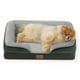 thumbnail image 1 of Colcha ortopédica para cama de perro, pequeña, lavable, verde oscuro, 1 of 3