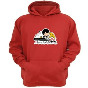Genérico - Poleron Canguro Freddy Snoopy Rojo Talla Xl Unisex