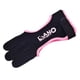 thumbnail image 3 of Guantes De Tiro Con Arco Guante De Cuero Con 3 Dedos Para Arco Compuesto Recurvo Negro Rosa S, 3 of 5