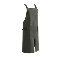 Magideal - Delantal De Cocina, Delantal Con Pechera Alta, Ropa De Trabajo Para Restaurante Y Café, Delantal De Bolsillo Para Chef, Para Jardinería, Elaboración , Verde