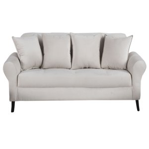 Bodevir - Sofa Lua 3C Felpa 20 Crudo