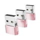 thumbnail image 4 of 3 Piezas Tipo C 3.1 A USB 2.0 Adaptador De Transmisión De Datos Para Auriculares Rosa, 4 of 5