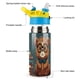 thumbnail image 3 of Castor Botella de Agua con Tapa Pop Top de Un Toque, Acero Inoxidable, a Prueba de Fugas, para Deportes, Botella Infantil azul 12 oz, 3 of 6