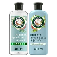 Pack Agua De Coco & Jazmín Shampoo + Acondicionador 400 Ml C/U 1 Un. 1 Un Herbal Essences