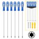thumbnail image 1 of Juego de destornilladores Amartisan Extra Long Torx 6 piezas T10 - T30, 1 of 8