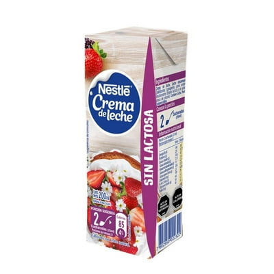 Crema Sin Lactosa 200 Ml Nestlé
