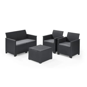 Keter - Set De Jardin Elodie Grafito Gris Oscuro