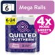 thumbnail image 1 of Papel Higiénico Quilted Northern Ultra Plush 3Ply Mega 6 Rollos, 1 of 3