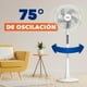 thumbnail image 4 of Ventilador Pedestal 16 Turbo Silencioso y Control Remoto SX1 blanco, 4 of 6