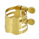 thumbnail image 1 of Ligadura para saxofón tenor Danchet dorada de doble tornillo, 1 of 6