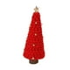 thumbnail image 2 of Estatua De árbol De Navidad Con Escultura De Madera Para Centros De Mesa Con Chimenea En Interiores, Color Rojo, 2 of 3