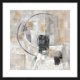 thumbnail image 2 of Cuadro Decorativo Abstracto Pintado a Mano Con Vidrio Giro Abstracto II 80x80, 2 of 2