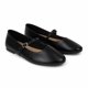 thumbnail image 2 of Ballerinas Mary Jane Mujer Negras con Hebilla Taco Bajo, 2 of 8
