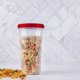 thumbnail image 4 of Contenedores de Alimentos PLASTICPRO 1,4 L con Tapa Giratoria Roja - Pack de 4, 4 of 9