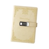 Bothyi - Diario Con Candado Diario Con Candado Con Contraseña Resistente Y Con Cerradura Para El Hogar, Oficina, Negocios, Amarillo