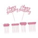 thumbnail image 3 of Decoración Para Tarta Con Purpurina Elige Una Decoración Para Fiesta De Cupcakes De Feliz Cumplea?os, 3 of 5