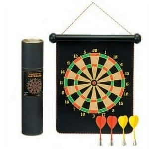 Joerex - Juego Dardos Magneticos, 30 Cms, Doblecara, +6 Dardos