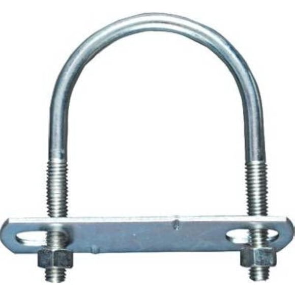 U Bolt National Hardware N222-217, chapado en zinc, 1 cm x 8 cm x 11 cm