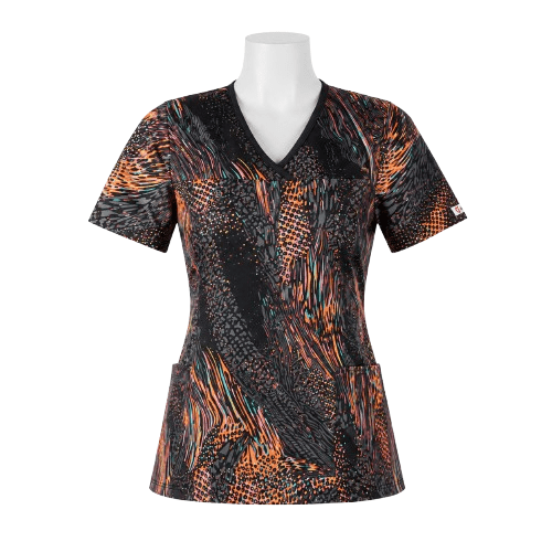 Delantal Mujer tela elasticada estampada - Art. 2321