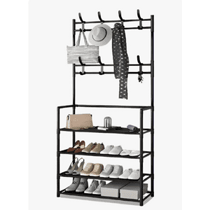 Genérico - Zapatero Organizador Colgador Zapatos Armario Perchero Negro