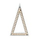 thumbnail image 2 of Decoración Triangular Estética Artesanía De Madera Para Estante Oficina Comedor 22x13x2cm, 2 of 3