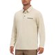 thumbnail image 5 of INSPIRE CHIC Camisas Polo de Manga Larga con Bolsillo y Cuello en Contraste para Hombre S Beige, 5 of 6