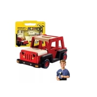 Stanley Junior - Auto Todoterreno De Madera Con Tornillos Para Niños - Arma Y Juega Con Stanley Jr