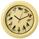 thumbnail image 1 of Reloj de Pared Clockswise 30 cm con Pájaros Cantores Amarillo, 1 of 7