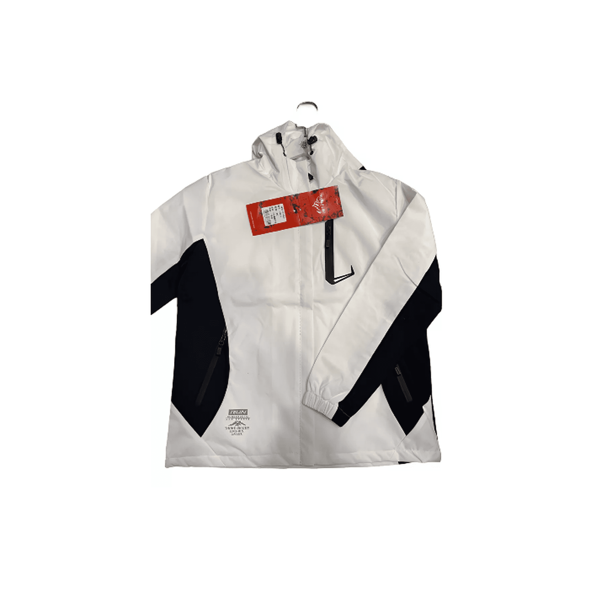 Genérico - Chaqueta Cortaviento Deportiva Ultra Liviana Micropolar Blanco, Talla M