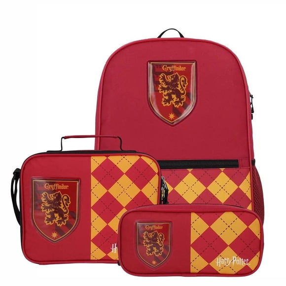 Set Mochila 3 en 1 Harry Potter Infantil Gryffindor 17L