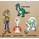 thumbnail image 1 of Parches M I GENIUS 4 uds 4 cm × 13 cm de plancha – Dibujos animados, 1 of 1