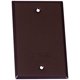 thumbnail image 1 of Placa de pared resistente a la intemperie de 1 elemento Sigma Engineered 14240BR Bronze, 1 of 3