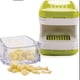 thumbnail image 2 of Herramienta de prensa de cubo de clavo de ajo, plástico libre de BPA con hojas de acero inoxidable | Trituras y rebanadas | Triturar, aplastar o dar ajo y hierbas | Lavavajillas Safe, 2 of 3