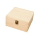 thumbnail image 1 of Caja De Almacenamiento De Madera, Manualidad Para Regalo Artesanal, Caja De Recuerdos Para Decoración De Regalo De Dama De Honor, Tapa De Madera De 19,5x19,5 Cm, 1 of 5