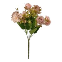 Genérico - Set 4 Ramo Flores Artificiales Elegancia Floral Eterna Jhn