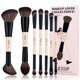 thumbnail image 1 of Juego de brochas de maquillaje Jessup T600, 7 piezas, doble cara, color melocotón, 1 of 8