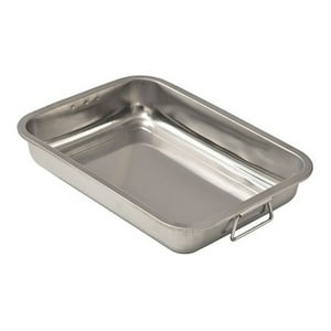 Genérico - Bandeja Fuente Acero Inoxidable Con Asas Manillas 60X40 Cm